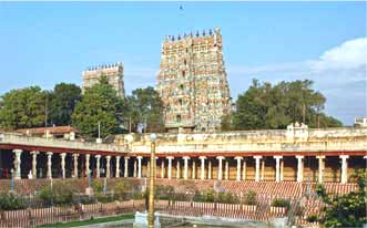 Meenakshi Temple in Tamilnadu