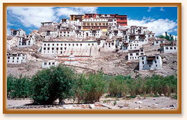 Thiksey Monastery in Ladakh