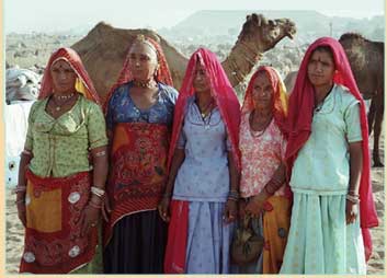 Ladies at Pushkar Fair