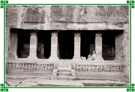 Caves at Badami Caves Temple