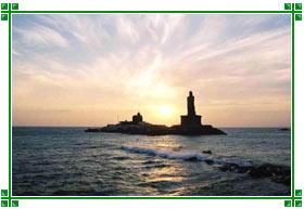 Beach at Sunrise, Kanyakumari