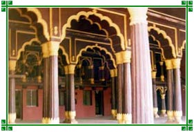 Inside Tippu's Palace, Bangalore